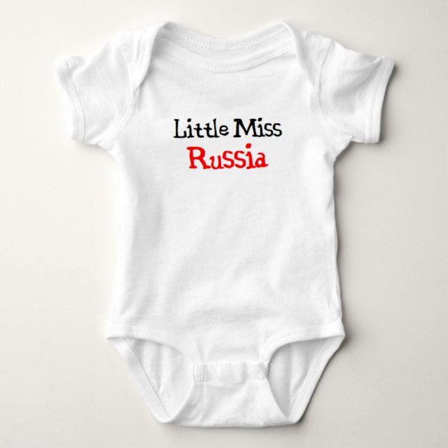 Russische Kleinigkeit Baby Strampler (Vorderseite)