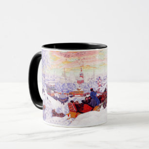 Russische Kunstweihnachtsgeschenke Tasse