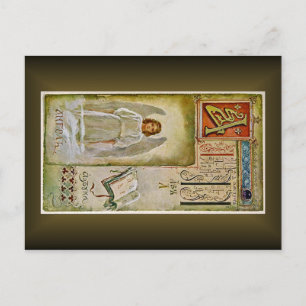 Russische kyrillische Alphabet Cards ~ Elisabeth B Postkarte