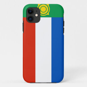 Russische Landesrepublik Khakasiya-Fahne iPhone 11 Hülle