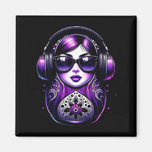 Russische Matroschka Musik Russland Russische Matr Magnet