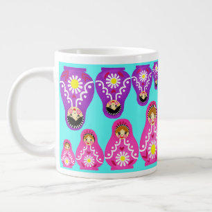 Russische Matroschkas Jumbo-Tasse