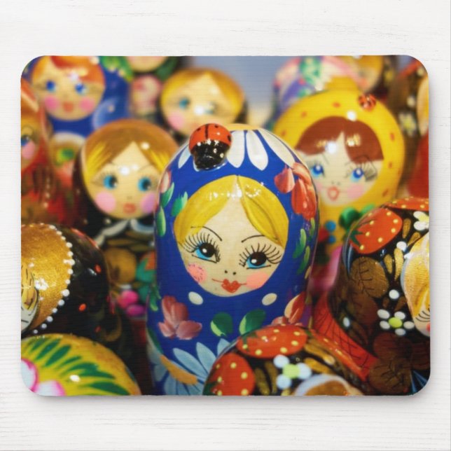 Russische Nesting Dolls Mousepad (Vorne)