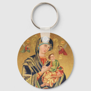 Russische orthodoxe Ikone - Jungfrau Mary und Baby Schlüsselanhänger