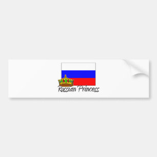 Russische Prinzessin Autoaufkleber