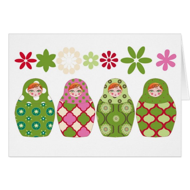 russische Puppe grün (Vorderseite (Horizontal))