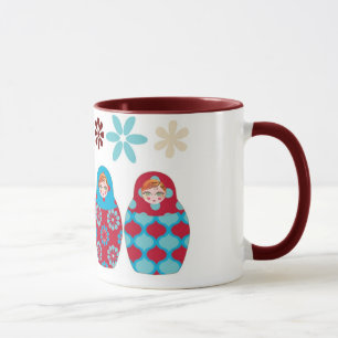 russische Puppe multico Tasse