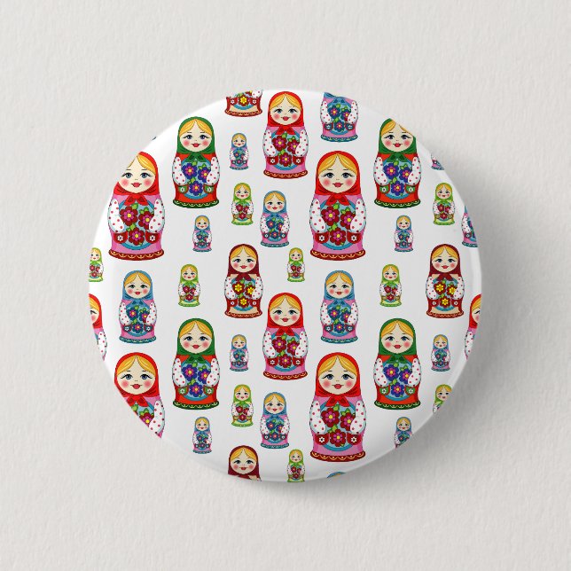 Russische Puppen Button (Vorderseite)
