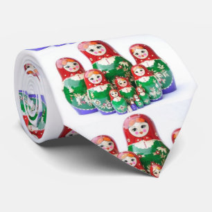 Russische Puppen Matryoshka - матрёшка Krawatte