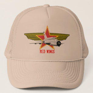 Russische Red Wings Mig 21 Hat Truckerkappe