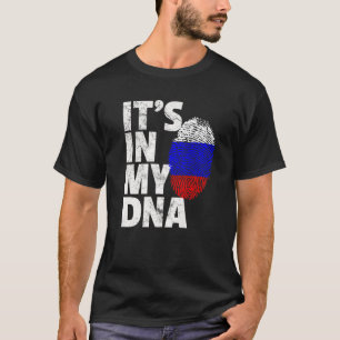 Russische Russland Fahne Es ist in meiner DNA Weih T-Shirt