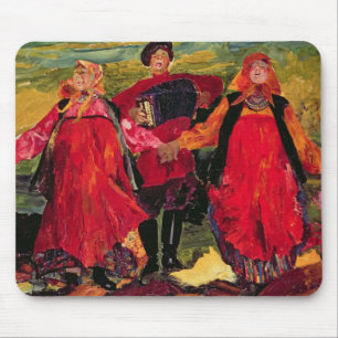 Russische singende Bauern Mousepad