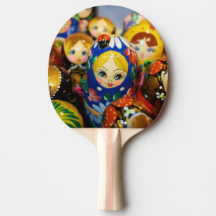 Russische Steckpuppen Tischtennis Schläger