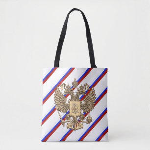 Russische Streifenflagge Tasche
