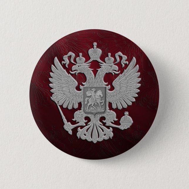 Russische Symbol-rote Fahne Button (Vorderseite)