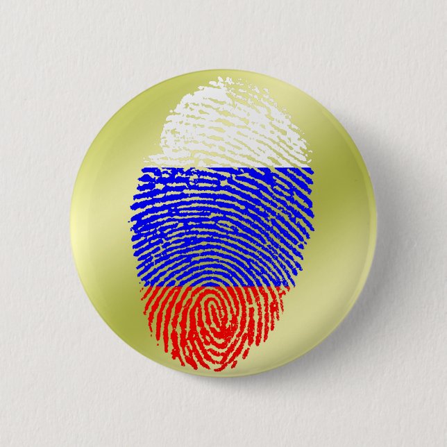Russische Touchfingerabdruckflagge Button (Vorderseite)