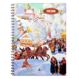 Russische Weihnachtsgeschenke Notizblock
