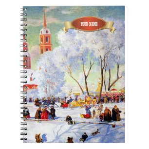Russische Weihnachtsgeschenke Notizblock