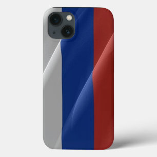 Russische wellenartig bewegende Flagge - Case-Mate iPhone Hülle