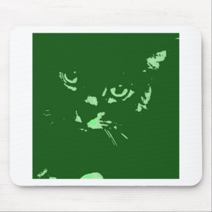 Russischer Blauer Pop Art Mousepad