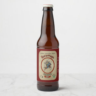 Russischer Bogatyr Bierflaschenetikett