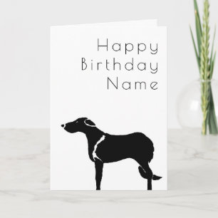 Russischer Borzoi-HundeDeko Karte