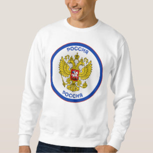 Russischer Doppeladler Kreisform Sweatshirt