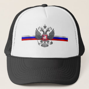 Russischer Fahnenwappenhut Truckerkappe
