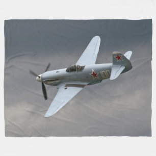 RUSSISCHER FLUGZEUG FLEECEDECKE