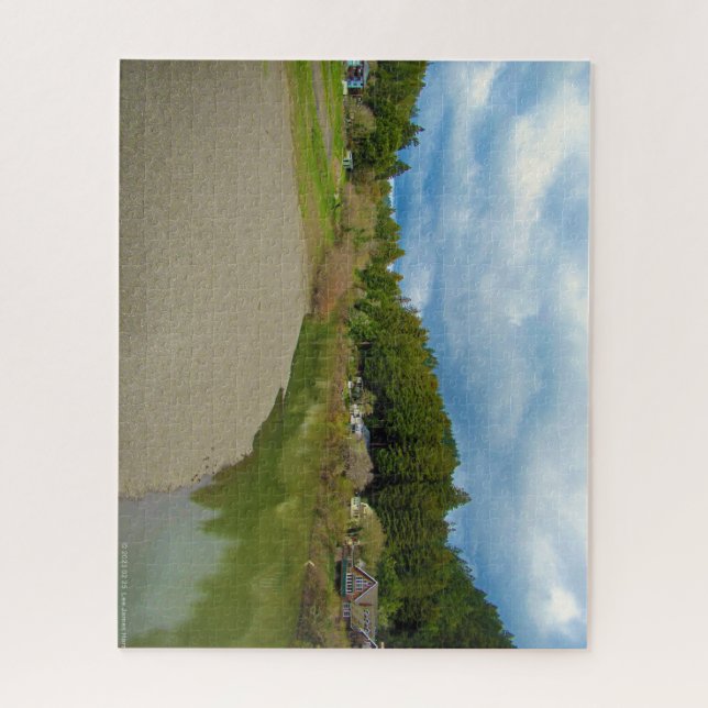 Russischer Fluss in Monte Rio, Kalifornien - Puzzl (Vertikal)