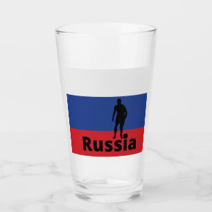 Russischer Fußball Glas