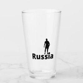 Russischer Fußball Glas