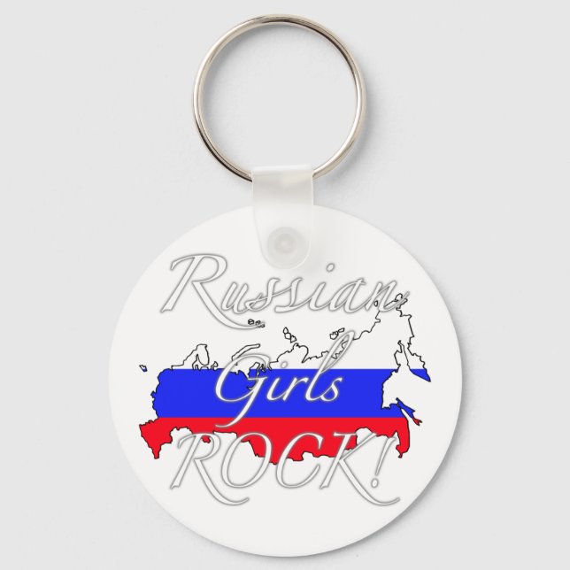 Russischer Girls Rock! Schlüsselanhänger (Vorderseite)