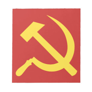 Russischer Hammer und Sichel-Notizblock Notizblock