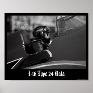 Russischer I-16-Rata-Pilot Poster
