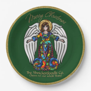 Russischer Icon Guardian Angel Personalisiert Pappteller