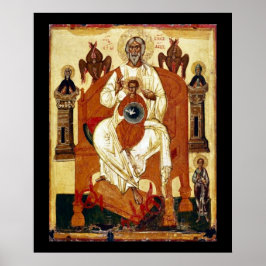 Russischer Jesus Art Nouveau Poster