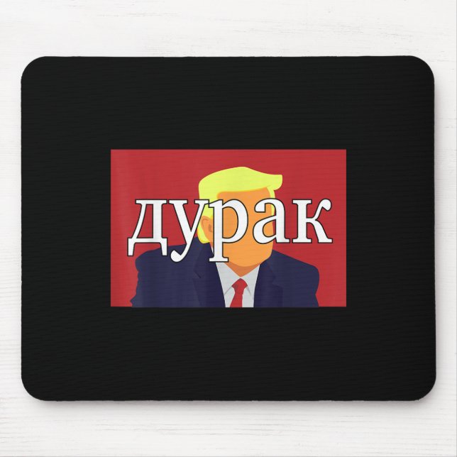 Russischer Narr Trump Funny Mousepad (Vorne)