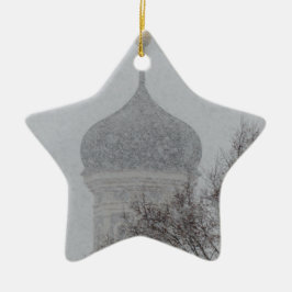 Russischer Schneesturm Keramikornament