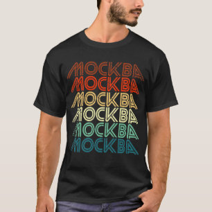 Russischer Stolz-Retro Vintager Entwurf G Moskaus T-Shirt