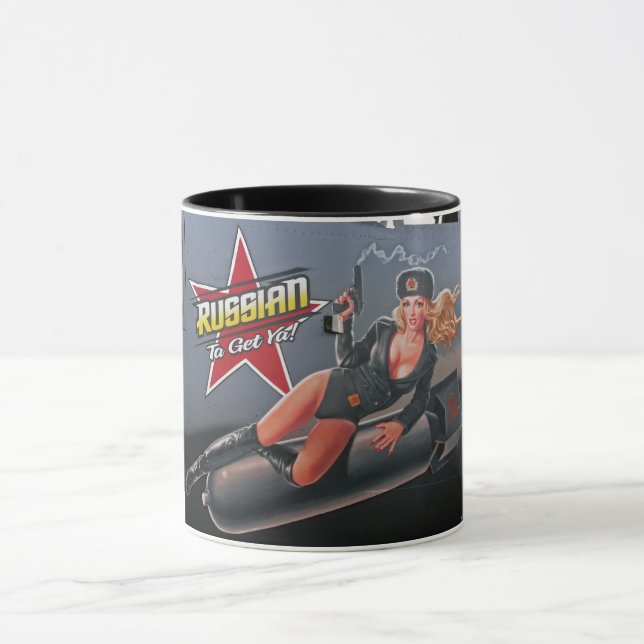 Russischer Ta erhalten Ya! Kaffee-Tasse Tasse (Zentrum)