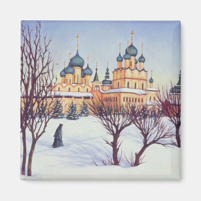 Russischer Winter 2004 Magnet (Vorne)
