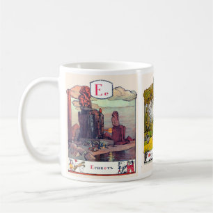 Russisches Alphabet-Bild-Tassen schließen, #3 von Kaffeetasse