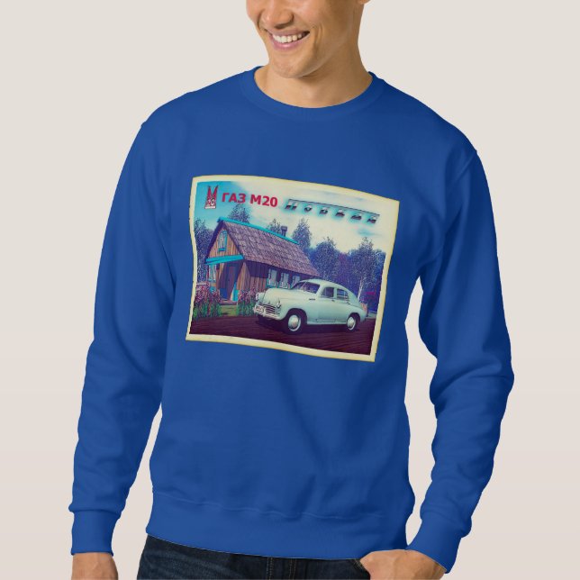 Russisches Auto und Dacha Sweatshirt (Vorderseite)