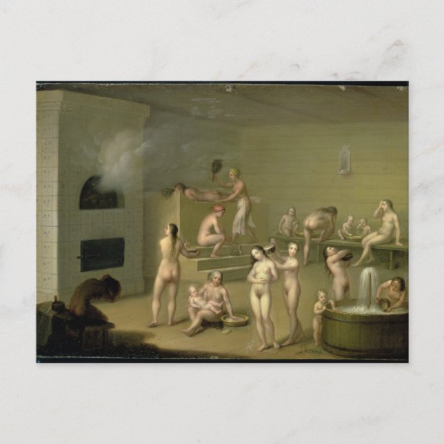 Russisches Bad, 1825 Postkarte (Vorderseite)