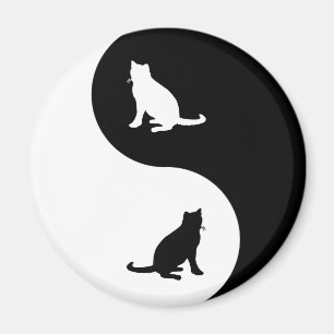 Russisches blaues Yin Yang Magnet