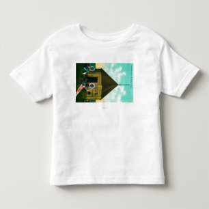 Russisches Block-Haus in St Michael, Alaska Kleinkind T-shirt