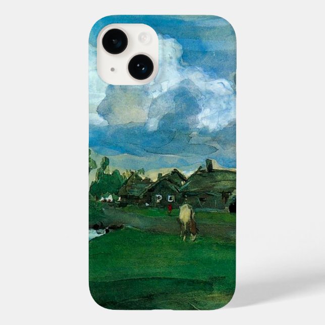 Russisches Dorf Valentin Serov Case-Mate iPhone 14 Hülle (Rückseite)