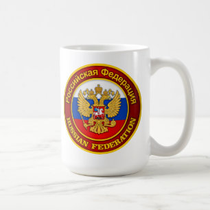 Russisches Emblem Kaffeetasse