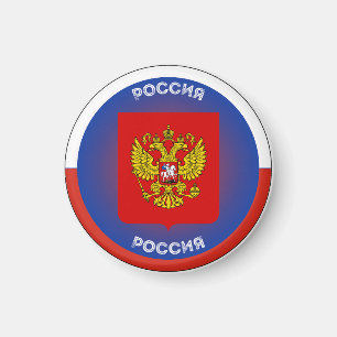 Russisches Erbe-Emblem Magnet
